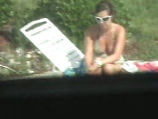 Me desi women at pool